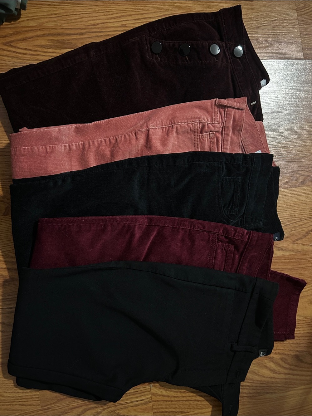 Lot of 5 pair women’s pants size 4P/27P